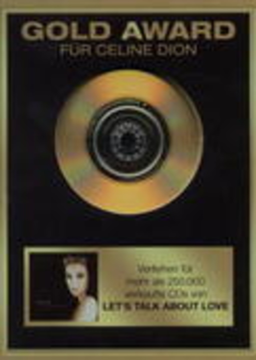 Céline Dion – Let's Talk About Love - Gold Award