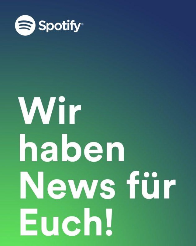 Wirbt für eine Präsentation am 20. Mai: Spotify will die jüngste Entwicklungsstufe des Streamingdienstes vorstellen