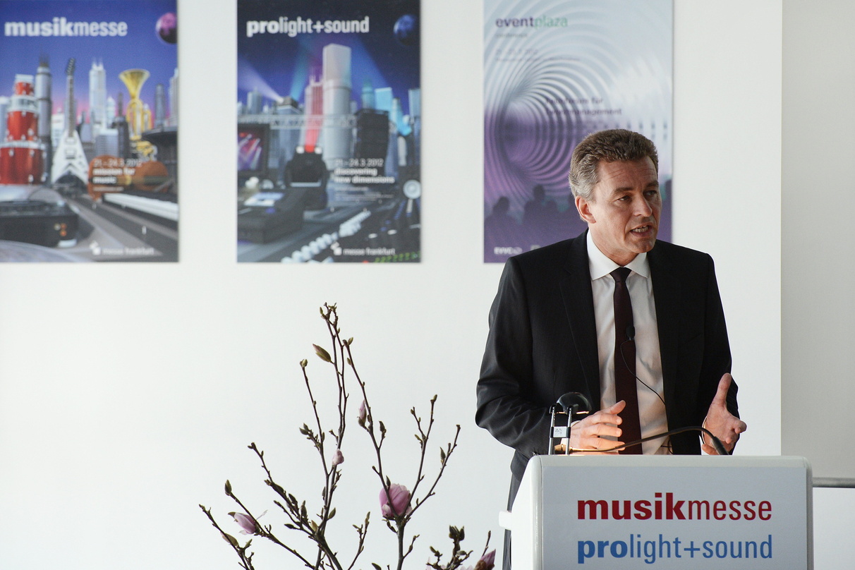 Zählt 2013 weniger Aussteller auf der Musikmesse als im Jahr zuvor: Detlef Braun