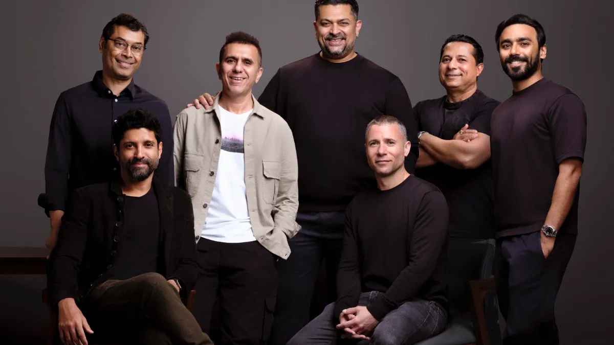 Arbeiten nun zusammen (von links): Sanujeet Bhujabal (Managing Director Universal Music India), Farhan Akhtar (Co-Founder Excel Entertainment), Ritesh Sidhwani (Co-Founder Excel Entertainm...