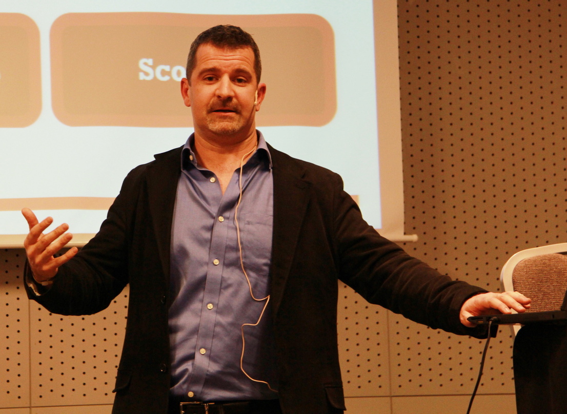 Will den sekundären Ticketmarkt bekämpfen: Mark Yovich, President Ticketmaster International, bei der Branchenkonferenz by:Larm in Oslo