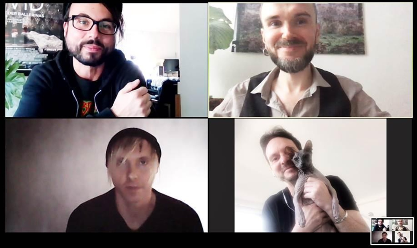 Neue Partner (oben, von links): Sean-Patrick Nolan (Traitrs) und und Thomas Thyssen sowie (unten) Shawn Tucker (Traitrs) und Eric Burton