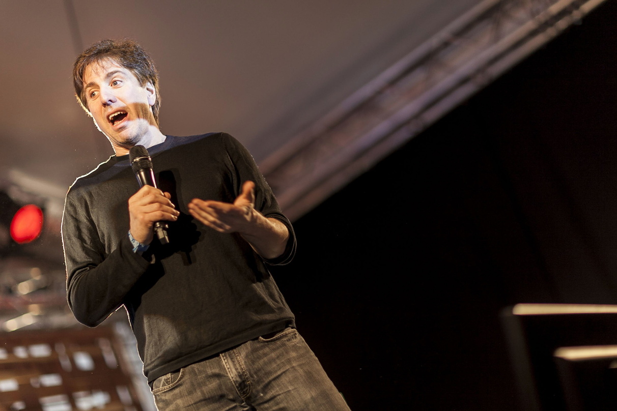 Sprach im Konferenzbereich von Eurosonic Noorderslag: Jeff Price bei seiner Keynote am 10. Januar