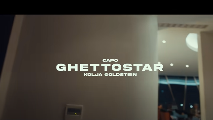 Capo und Kolja Goldstein platzieren sich mit dem Video zu ihrem Song "Ghettostar" auf Platz ein der deutschen YouTube-Musik-Trendcharts