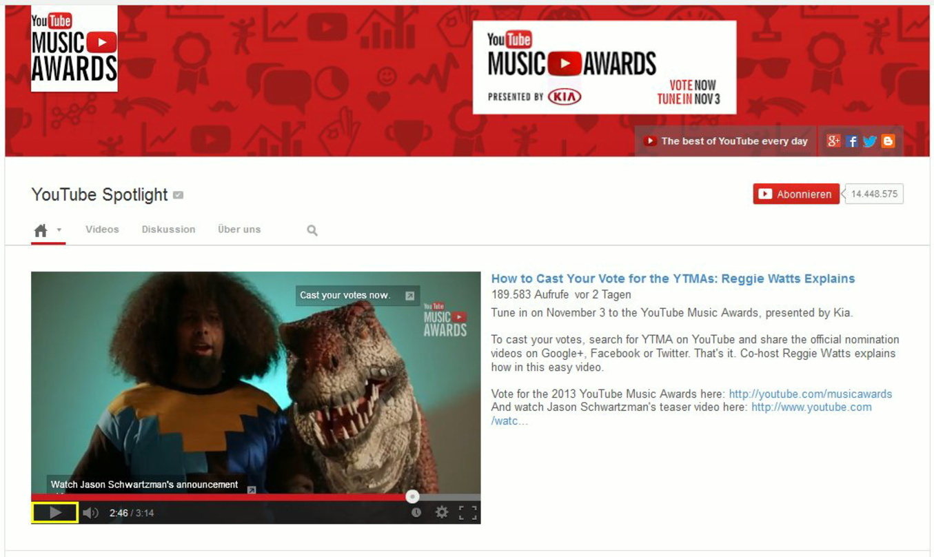 Der Streamingmarkt als Raubtierkäfig? YouTube will wohl im Anschluss an die Premiere der YouTube Music Awards einen neuen Wettberweber auf den Markt für Musikabos loslassen