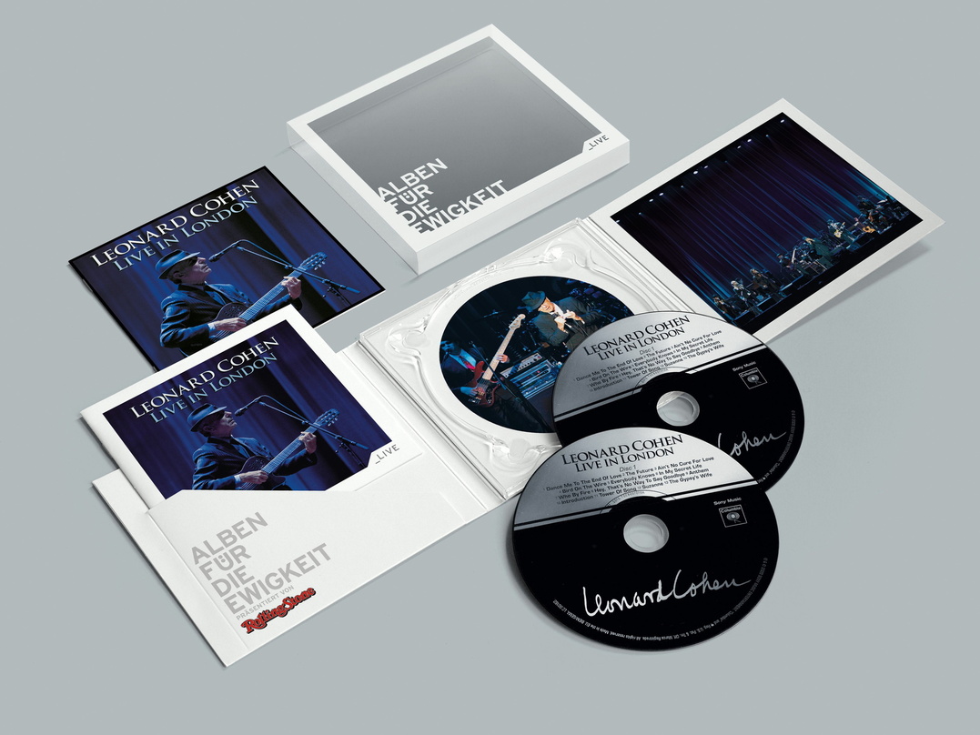 Vermarktet als "Album für die Ewigkeit": "Live In London" von Leonard Cohen