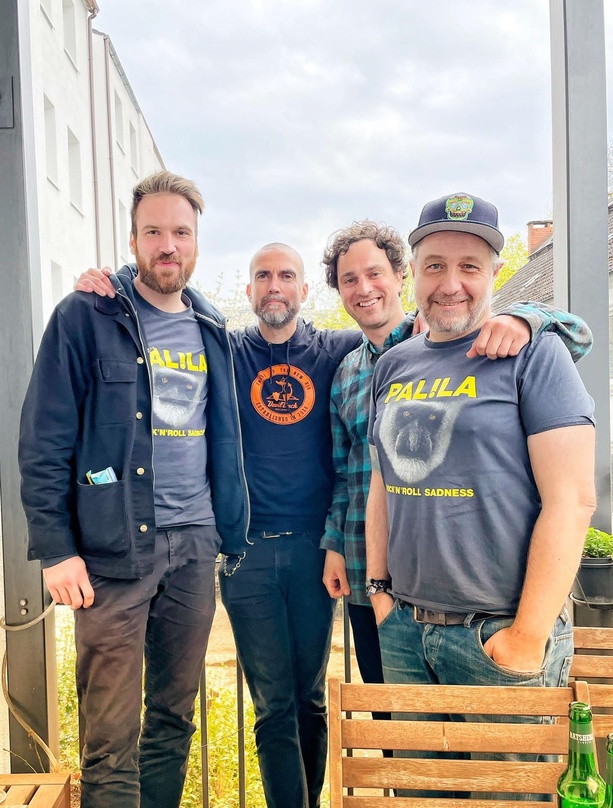 Arbeiten zusammen (von links): Matthias Schwettmann (Palila), Jörg Tresp (IDevilDuck), Christoph Kirchner und Sascha Krüger (beide Palila)