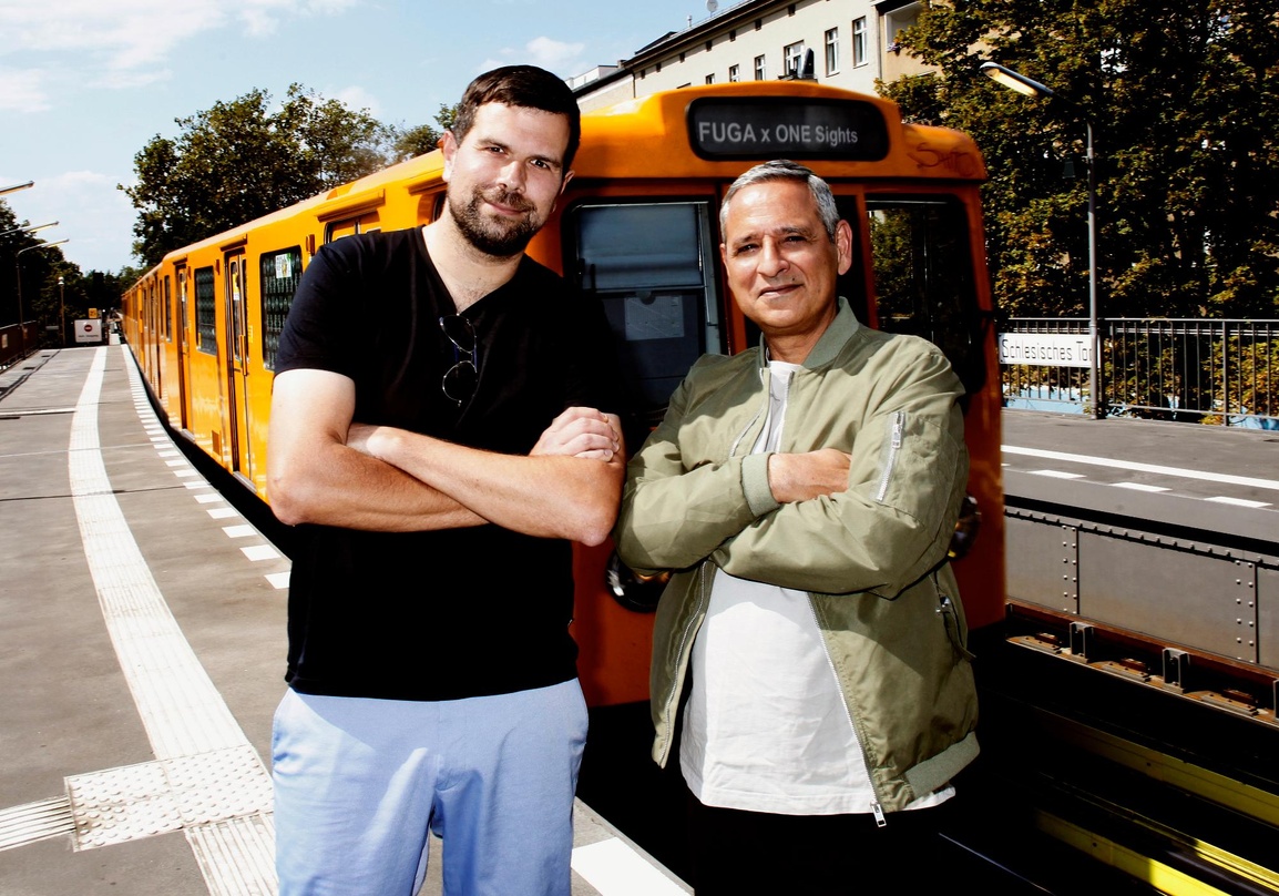 Nehmen Fahrt auf: Curt Keplin (links, FUGA) und Ramin Bozorgzadeh (One Sights Music)