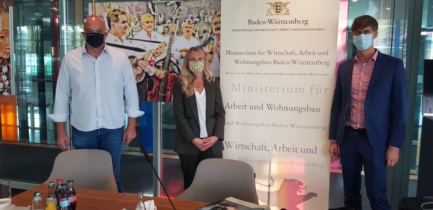Diskutierten in Stuttgart (von links): Michael Brombach, Katrin Endrass und Sven Hansen