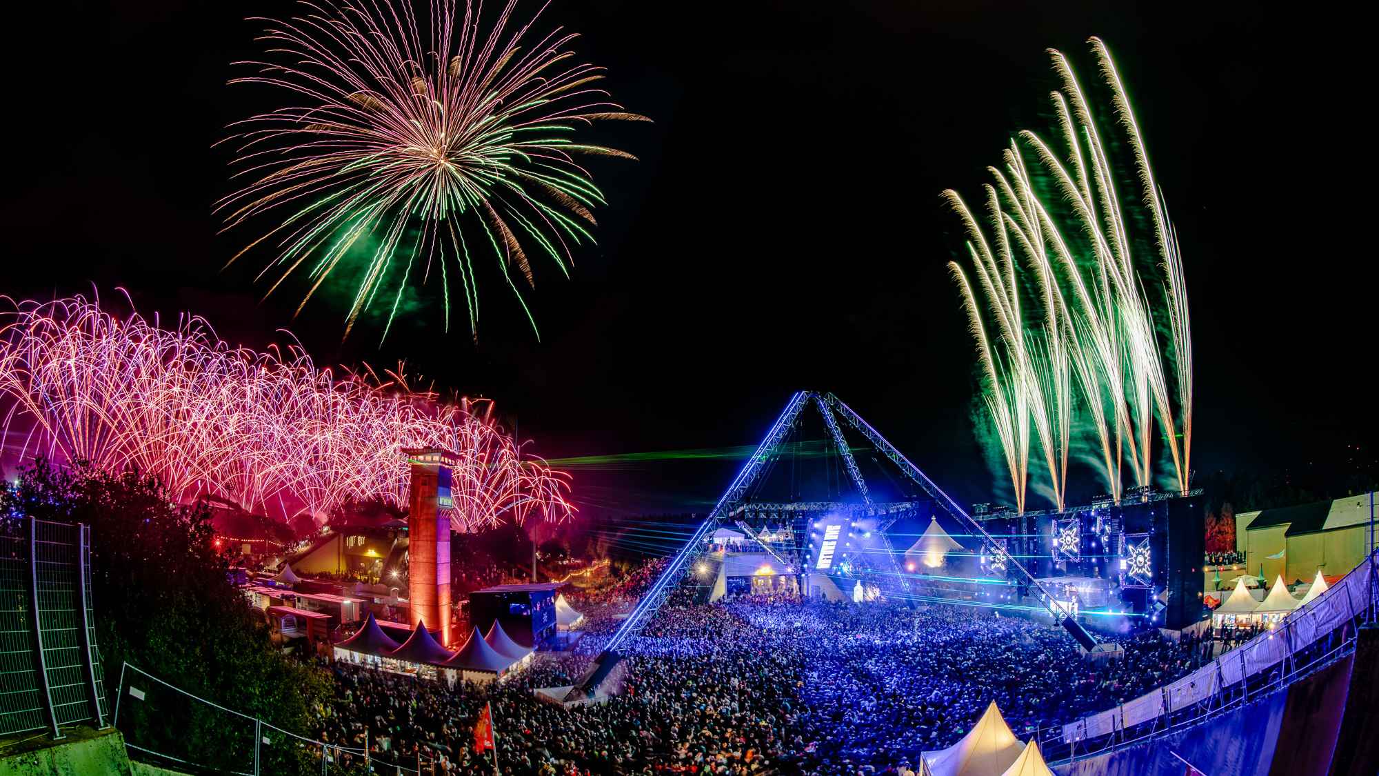 Muss die Camping-Anreise stoppen: das Festival Nature One, hier eine Impression von 2023.