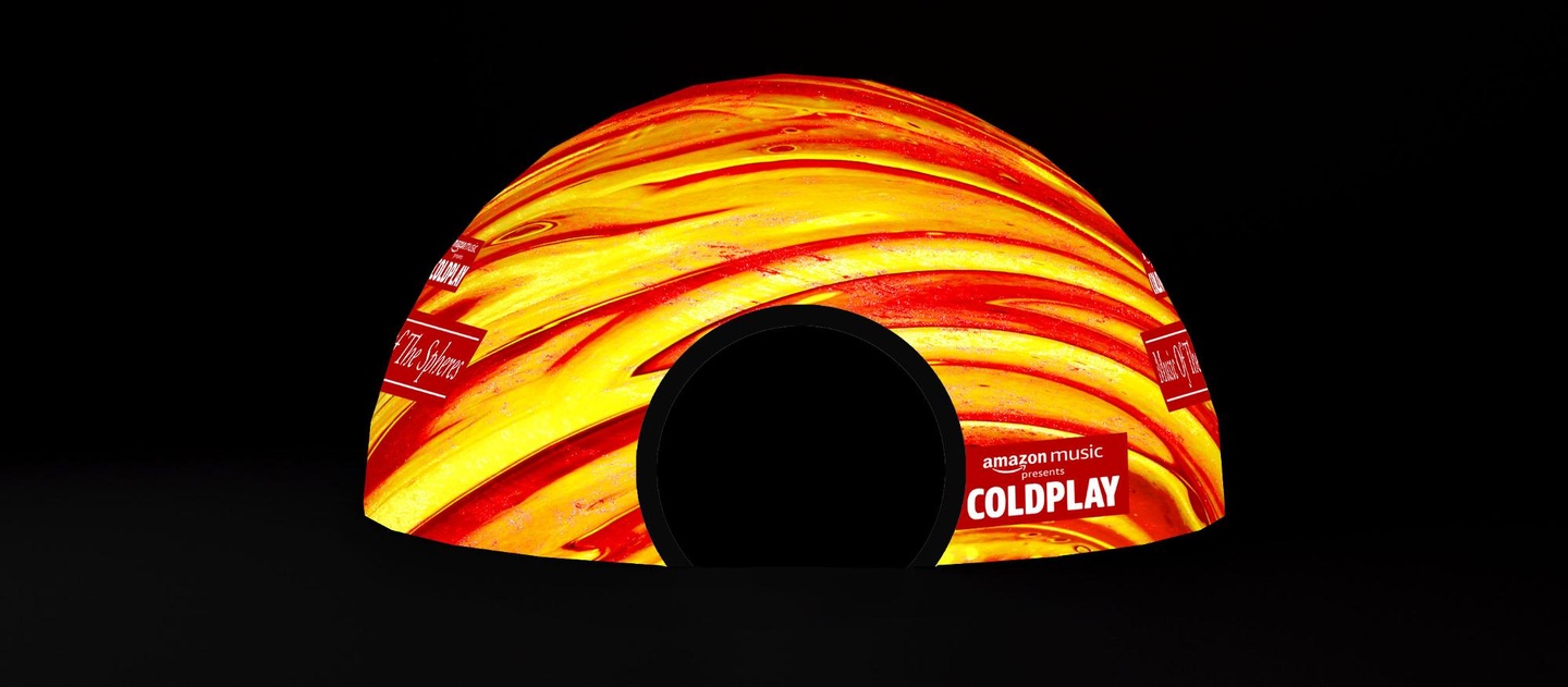Sales Marketing in einer neuen Dimension: bei einem Event zur Veröffentlichung des neuen Coldplay-Albums verspricht Amazon Music den Fans der Band visuelle Eindrücke im 360-Grad-Format