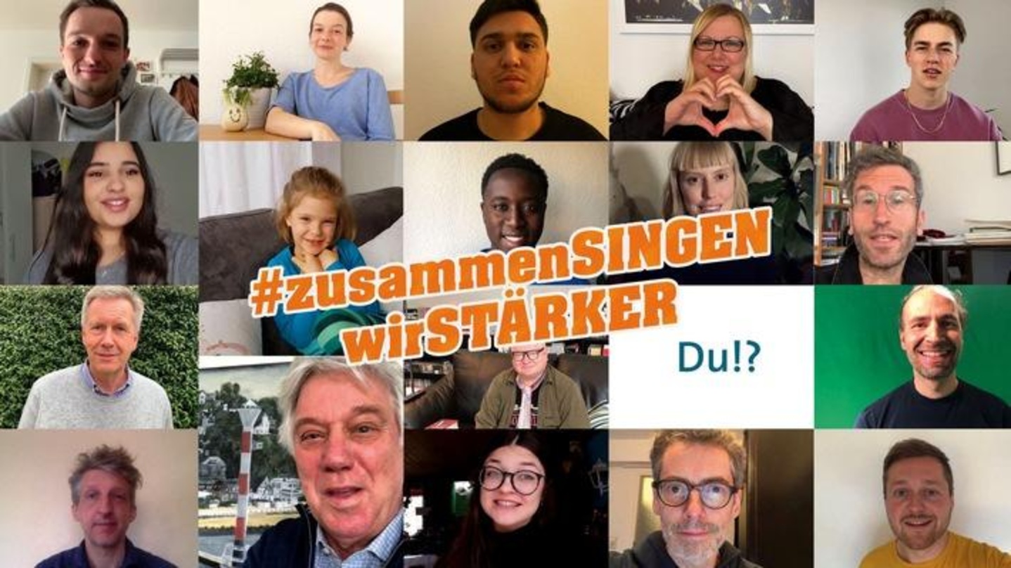 Gewinner in der Kategorie "Klassik verbindet" beim Opus Klassik 2020: das Projekt zusammenSINGENwirSTÄRKER