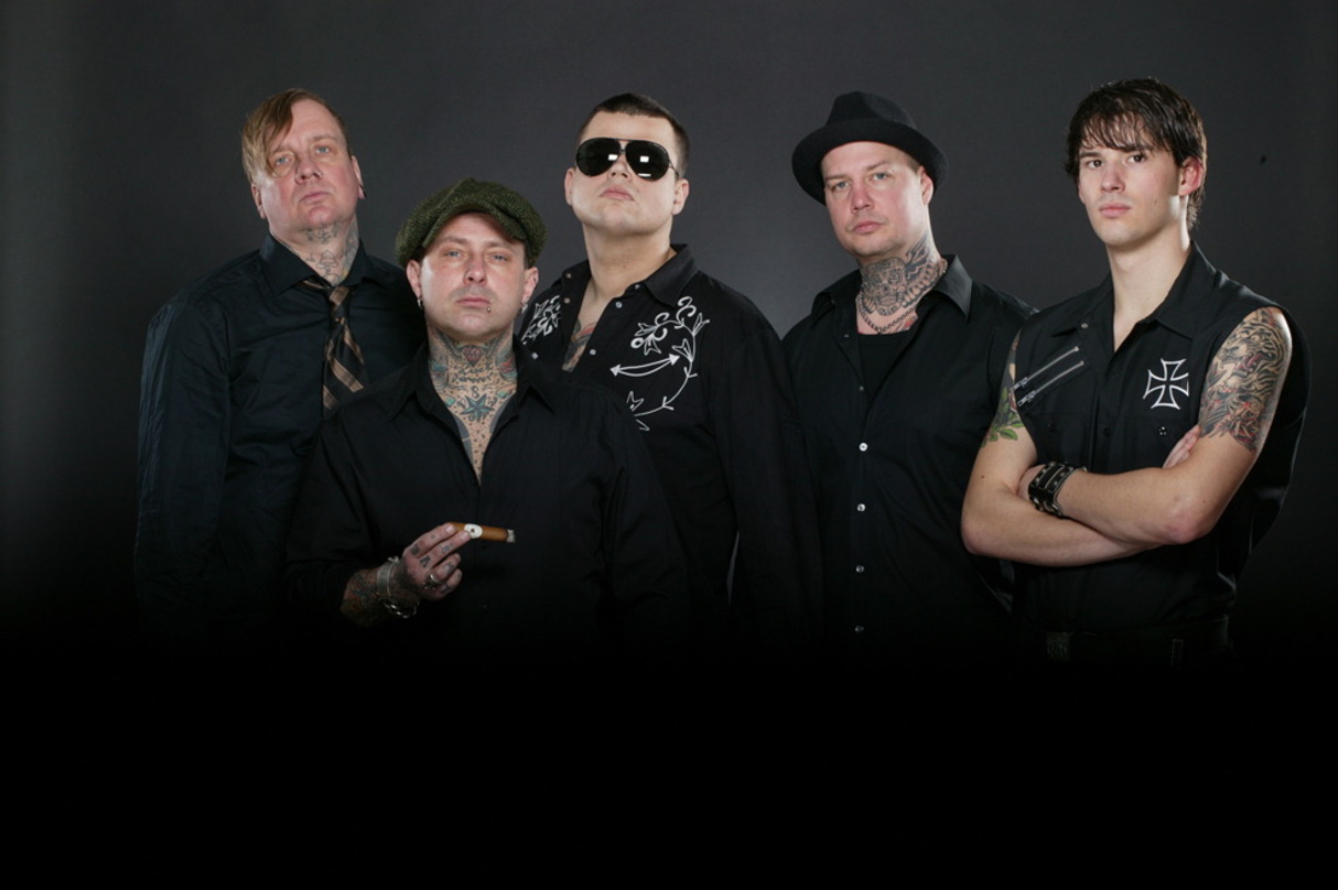Haben sich für SPV entschieden: die V8 Wankers mit (v.l.n.r.) Schmuddel, Lutz Vegas, Blind Ferenc, Marc de Vil und David Green