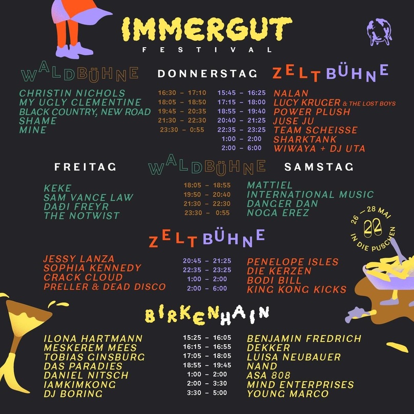 Nennt alle Acts: das diesjährige Immergut-Plakat