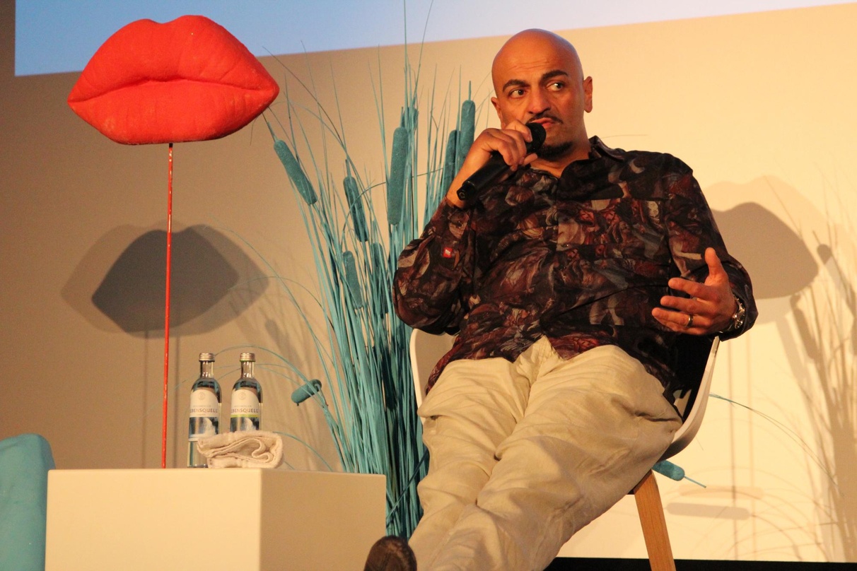Kam zu seiner Convention-Keynote auf die Bühne eines Kinosaals: Giwar "Xatar" Hajabi