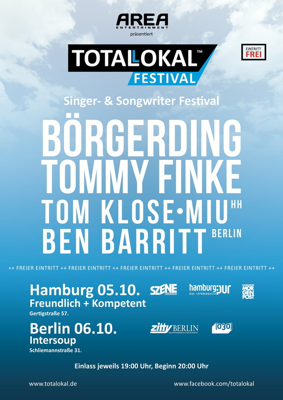 Premiere im Oktober: das Total Lokal Festival von Area