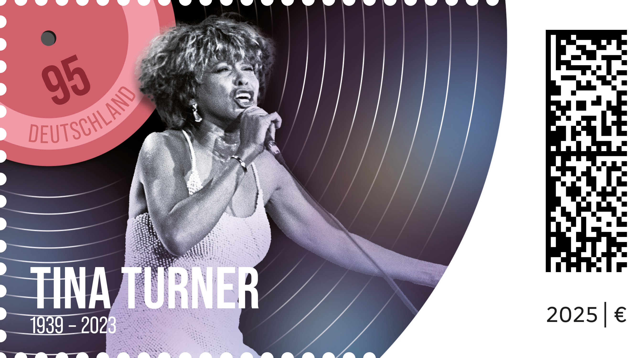 Wird bald auf Briefen in ganz Deutschland zu sehen sein: Tina Turner.