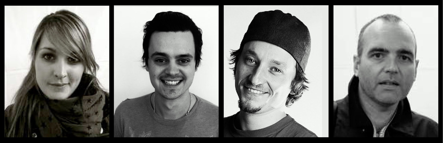 Visionäres Quartett (von links): Silke Müller, Maximilian Wentzler, Johannes Kerbstat und Gary Richmond