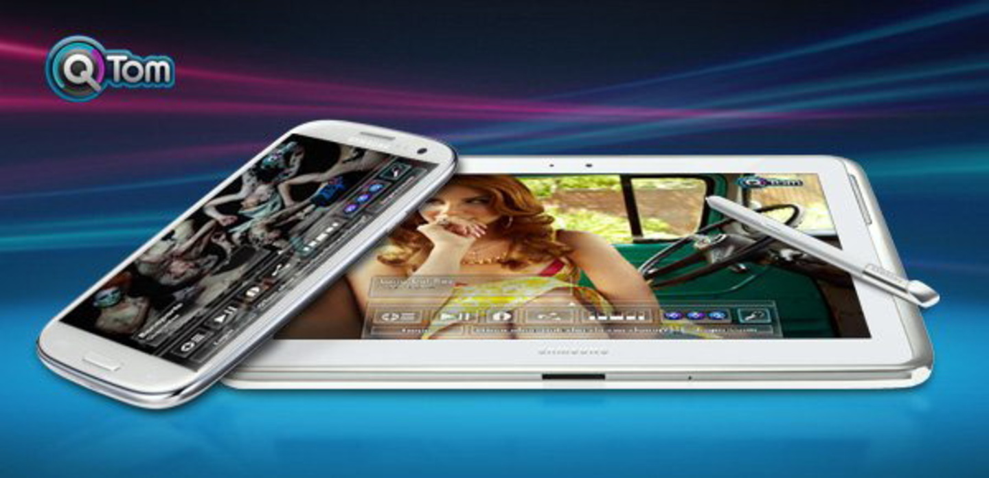 Jetzt als Android-Samsung-App für Smartphones und Tablets verfügbar: QTom TV