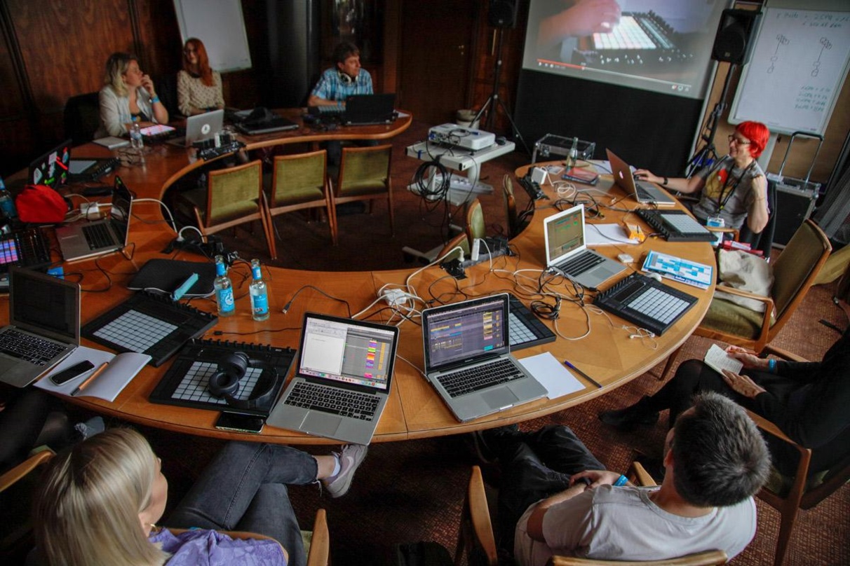 Bietet auch Workshops: die co pop convention, hier 2018 mit Ableton Live