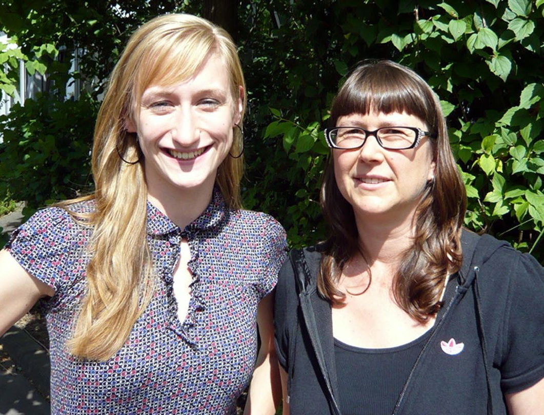 Kümmern sich um die Fuzztones: Ina Schulz (l.) und Manuela Nikele
