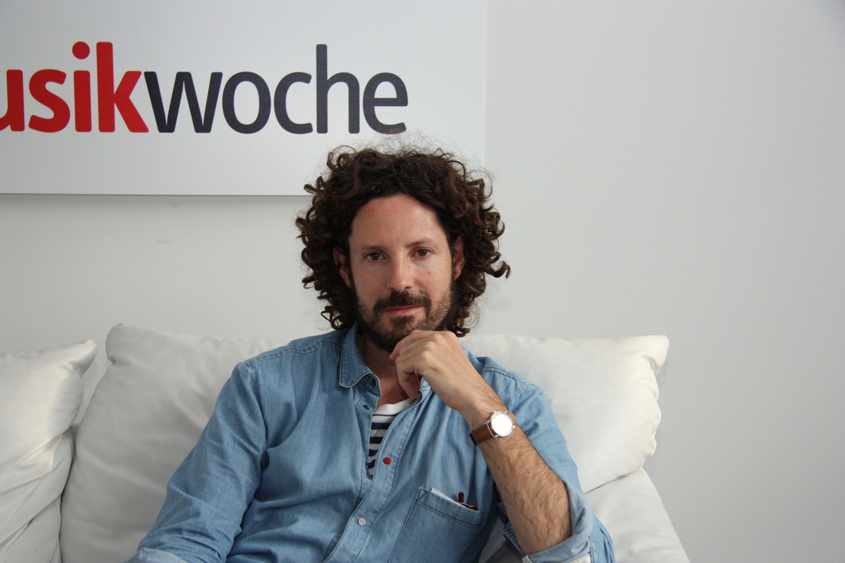 Stellte "Hallo Welt" auf der MusikWoche-Couch vor: Max Herre