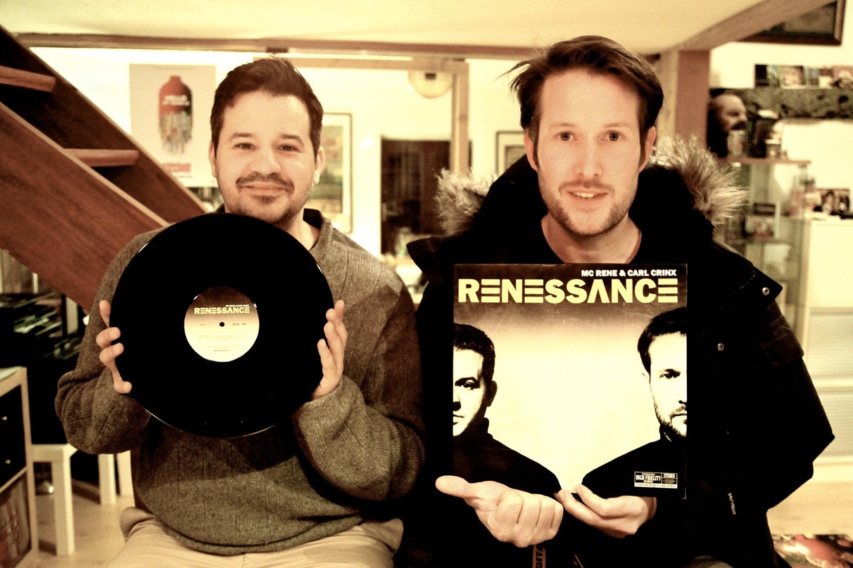 Arbeiteten zusammen an "Renessance": MC Rene (links) und Carl Crinx