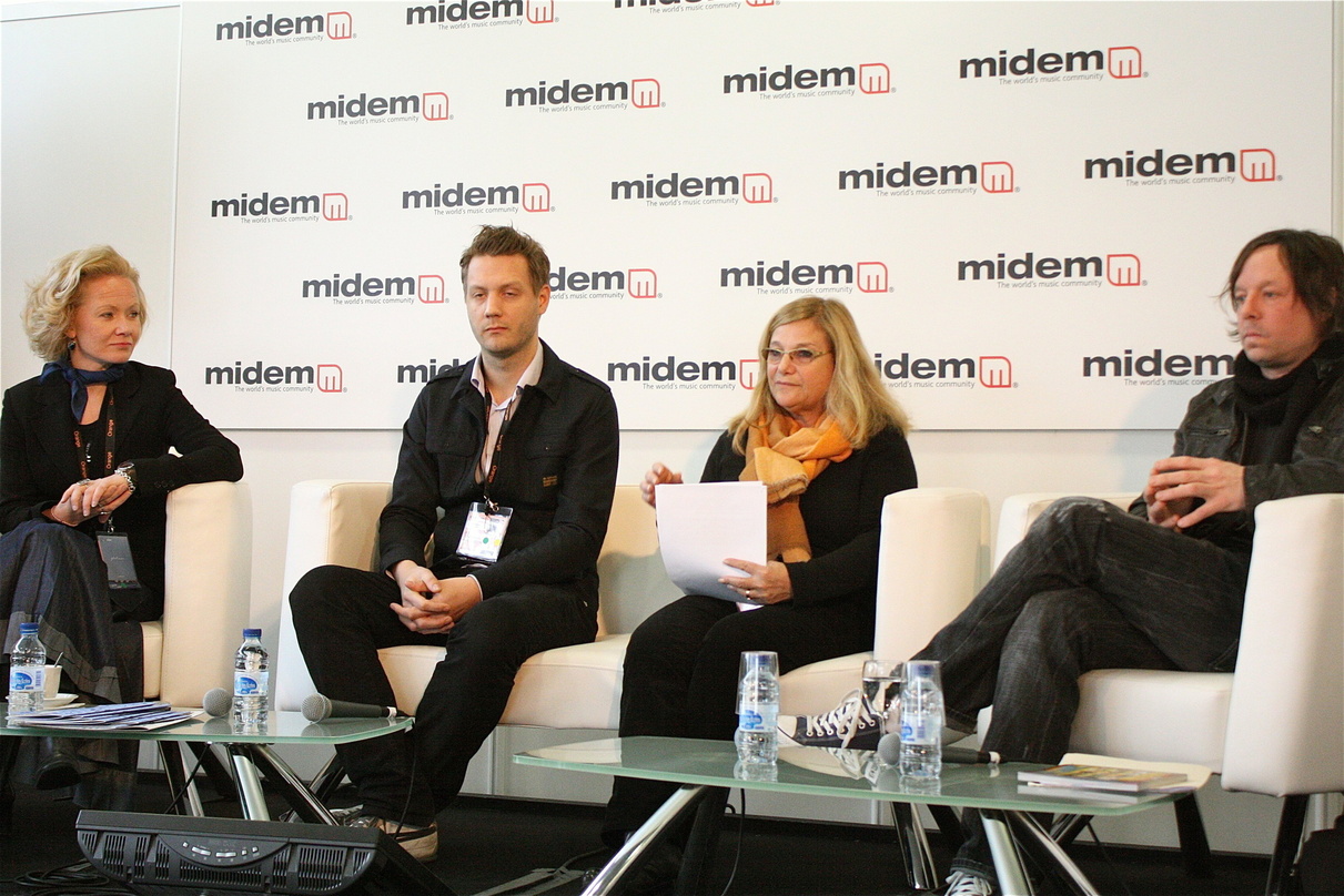 Zogen ein erstes Fazit: Paulina Ahokas, Wil Padley, Dominique Leguern, Timothy Riley (v.l.n.r.)