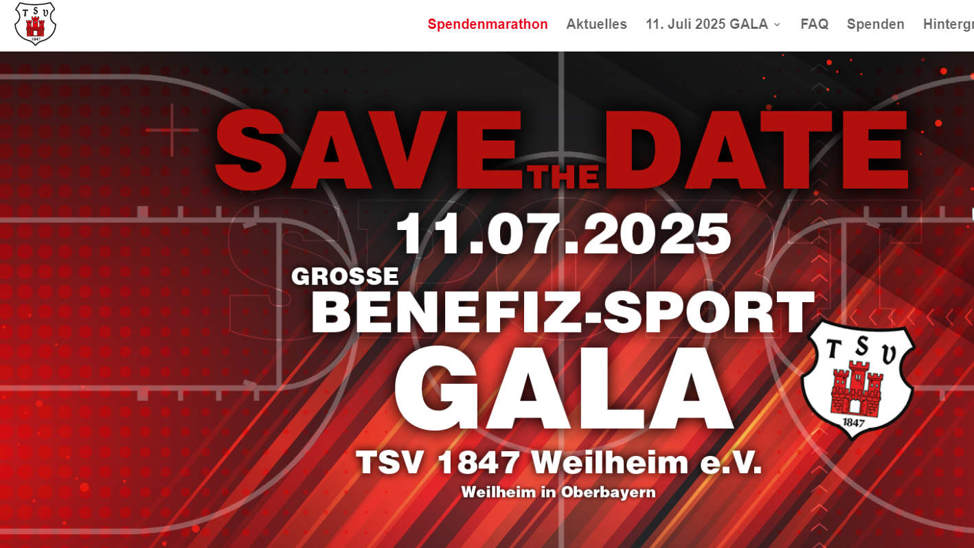 bf3097b9 4070 466d 88bf 8de747d99b3c Sammelt Gelder für eine neue Sporthalle: eine von Béla Rieger unterstützte Spenden-Gala in Weilheim.