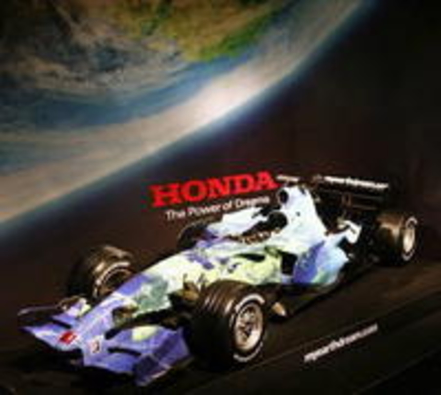 Umweltbewusster Bolide: der Honda RA107 im neuen Design