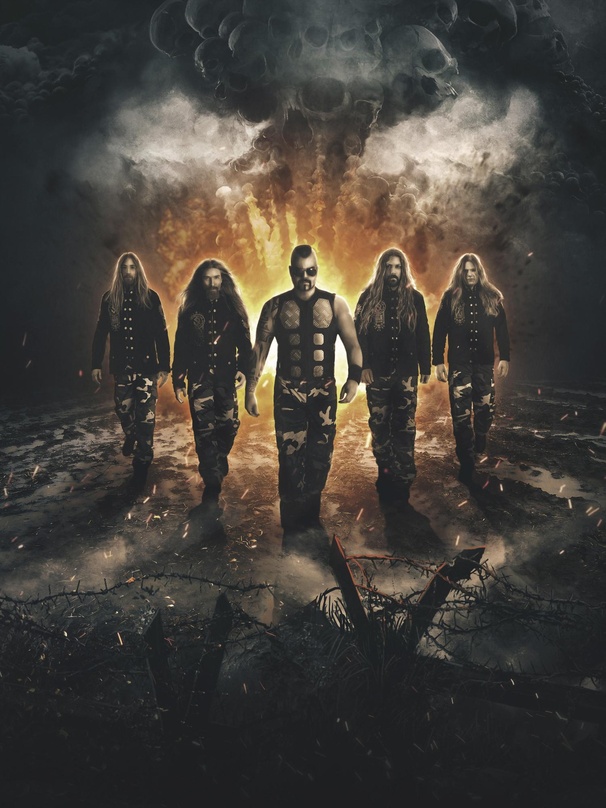 Mit dem neunten Album, "The Great War", in den deutschen Charts neu auf Platz eins: die schwedische Metalband Sabaton