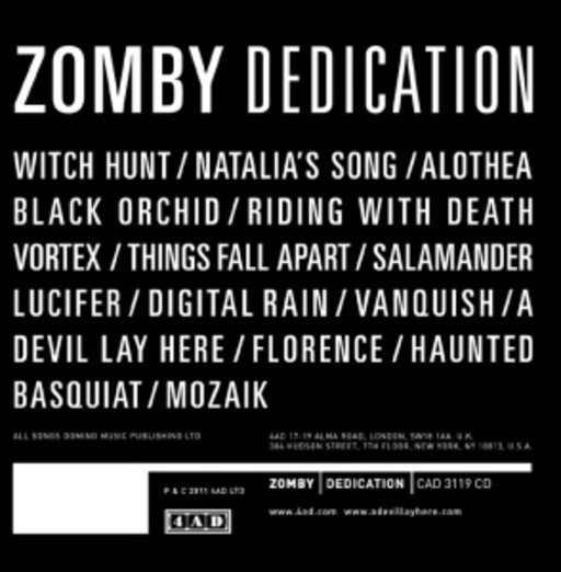 Zomby – Dedication
