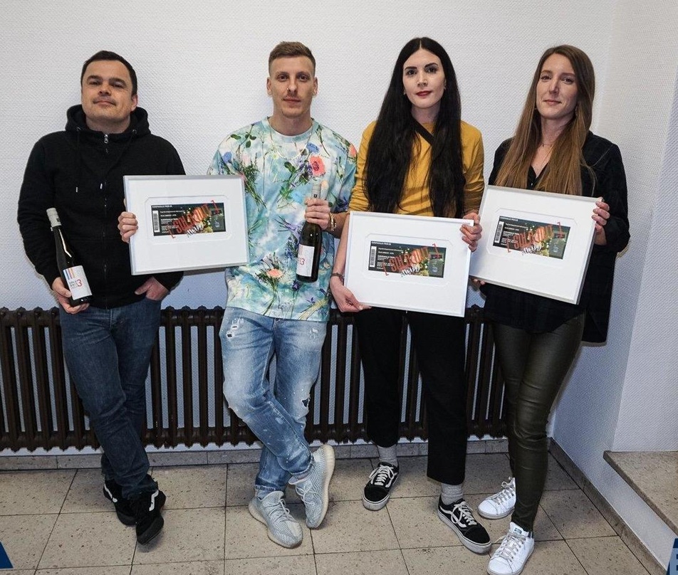 Feierten eine zweifach ausverkaufte Europahalle (von links): Oliver Thomé, Felix Lobrecht, Annette Sausen und Caroline Hoffmann