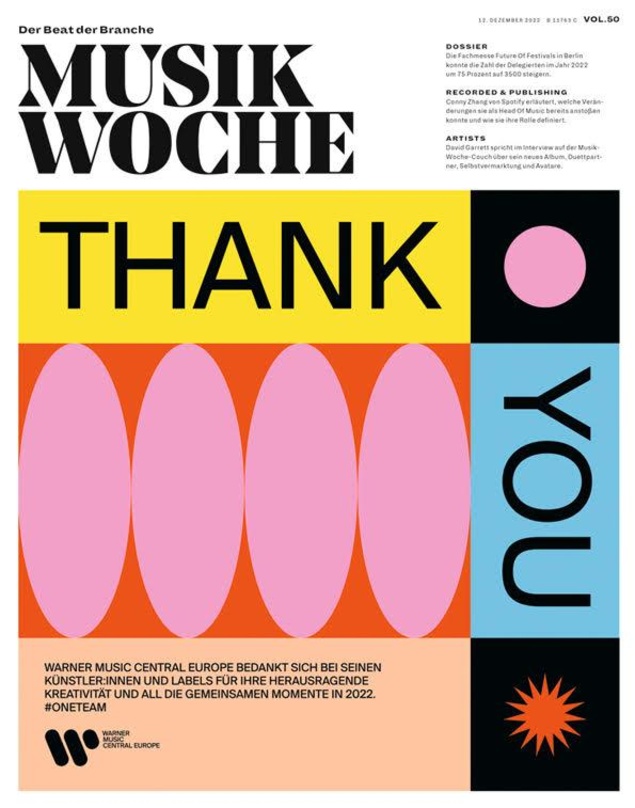 Die E-Paper-Ausgabe von MusikWoche Vol. 50 2022