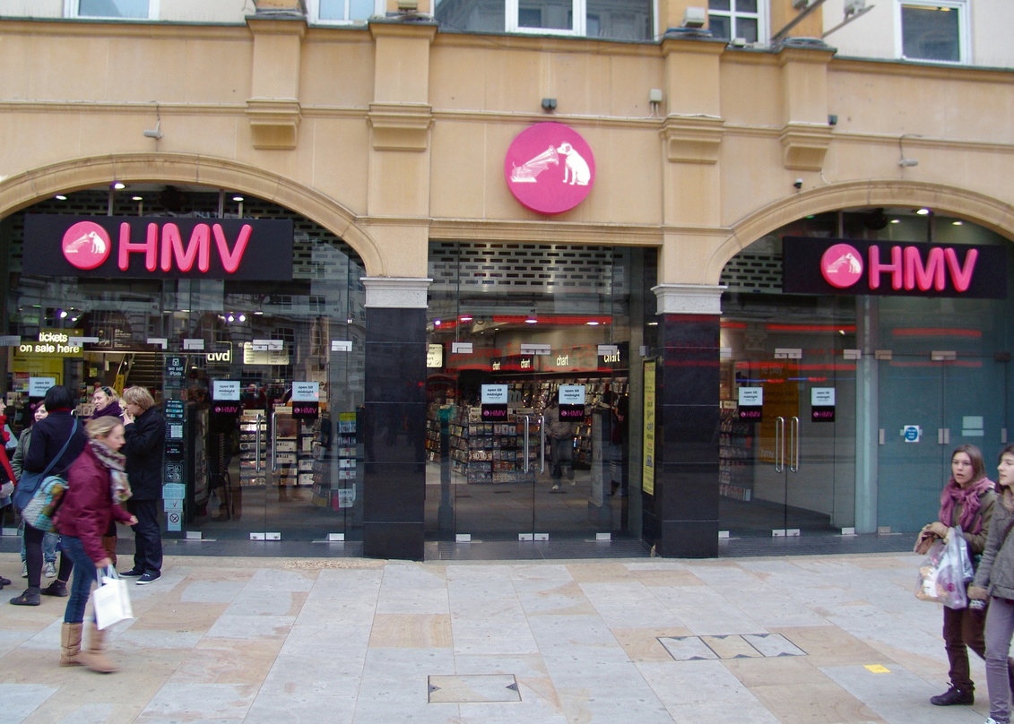 Gibt es noch Hoffnung für Nipper? Der HMV-Store am Picadilly Circus in London