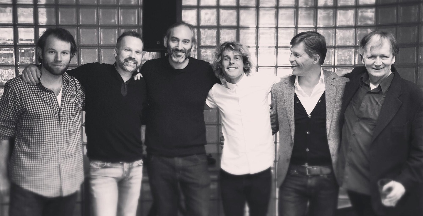 Mit dabei beim Berliner Zwischenstopp (von links): Benjamin Wahlert, Ulrich Genschel, Daniel Lieberberg, Kim Churchill, Frank Briegmann und Frank Weipert (Management Kim Churchill)