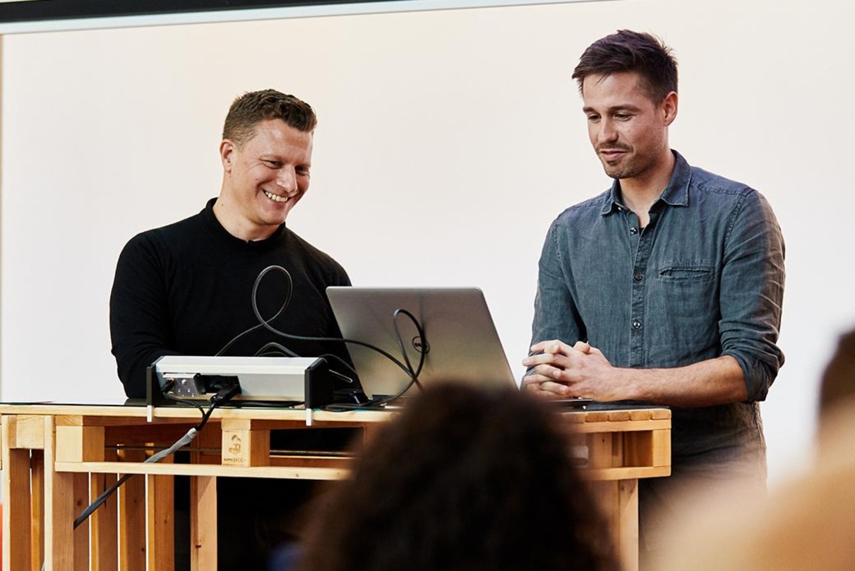 Erzählten im Rahmen der Workshops von ihren Erfahrungen (von links): Ben Bailer (Bailer Music Publishing) und Chris Bruns (Universal Music)
