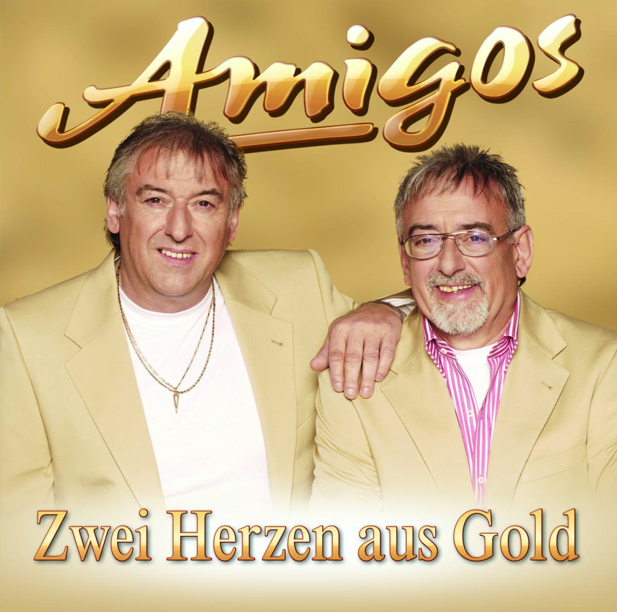 Amigos – Zwei Herzen aus Gold