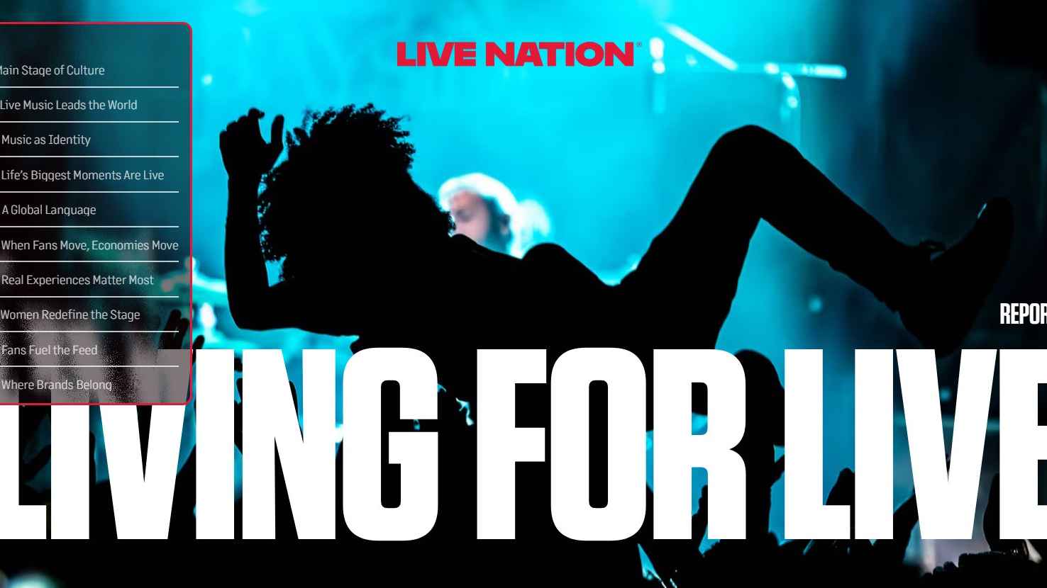 Soll den hohen Stellenwert von Livemusik belegen: eine neue Studie von Live Nation.