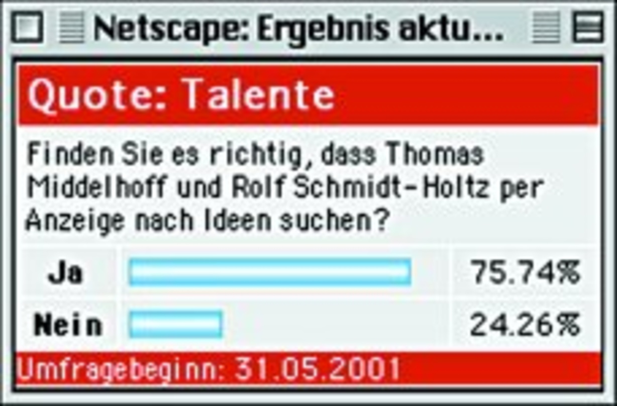 c1eda2950e3315ed805b96444f8403cd354a38f1590215cdb6d0b90d6f07bb11 Gute Idee: Die Mehrheit der musikwoche.de-Leser befürwortete die ungewöhnliche Werbeidee von Bertelsmann