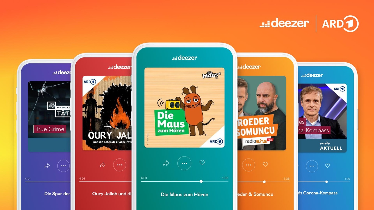 Gehören nun auch zum Katalog mit 73 Millionen Titeln, Hörbüchern, Hörspielen, Podcasts und Radiosendern: die Podcasts der ARD