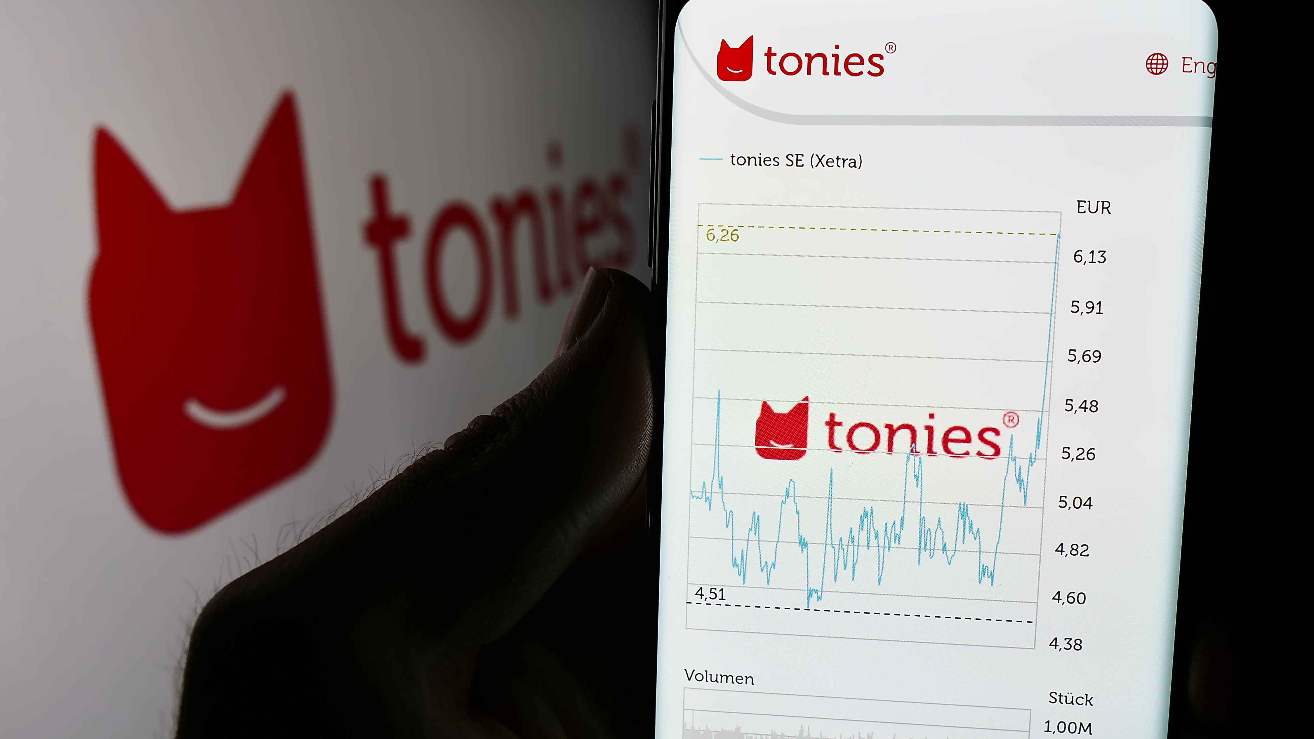 Vermeldet starkes erstes Halbjahr: tonies.