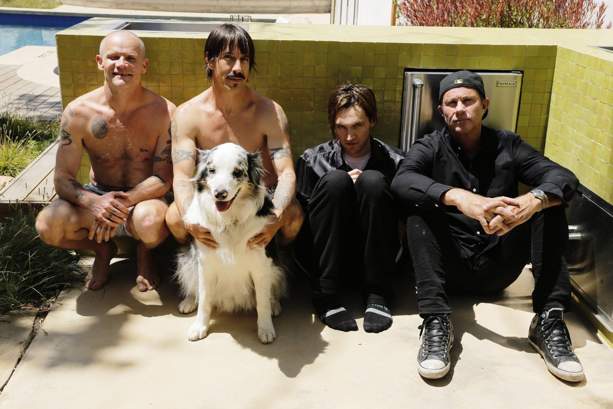 Im November auf Deutschlandtournee, dann vermutlich ohne Hund: die Red Hot Chili Peppers