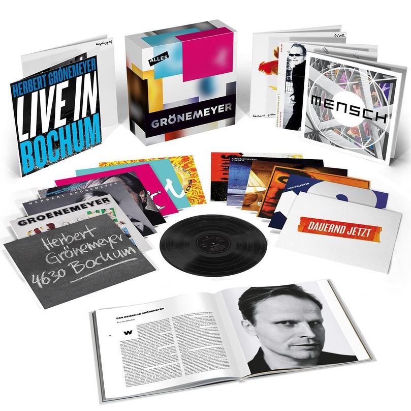 Enthält neben der Musik auch ein Buch mit Texten und Fotos: Das Deluxe-Box-Set "Alles"