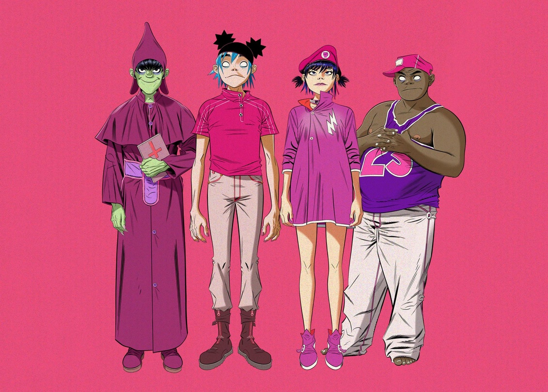 Treten bei der MTV Music Week in Düsseldorf auf: die Gorillaz