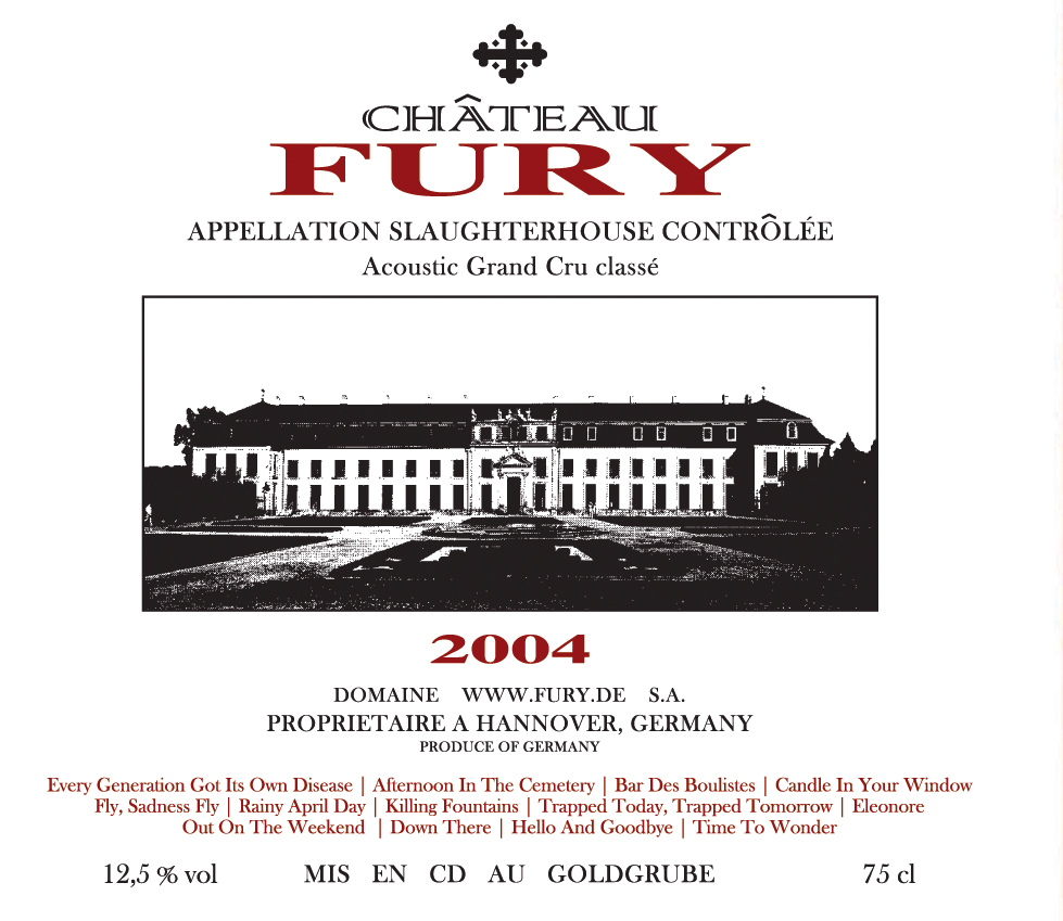 Fury In The Slaughterhouse – Acoustic Grand Cru Classé