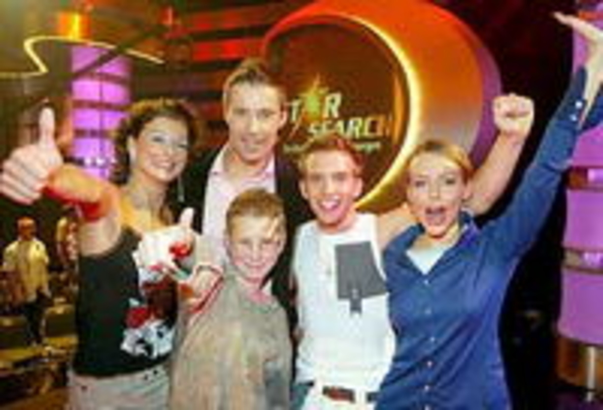 Eher mäßig erfolgreich gestartet: Kai Pflaume mit den ersten "Star Search"-Gewinnern