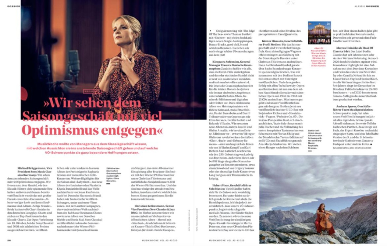 Zählen zu den Klassik-Highlights im Saisongeschäft 2020: Elina Garanca (links) und Raphaela Gromes