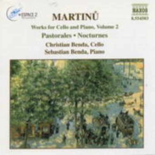 Christian & Sebastian Benda – Works For cello And Piano Vol. 2 - Pastorales/Nocturnes