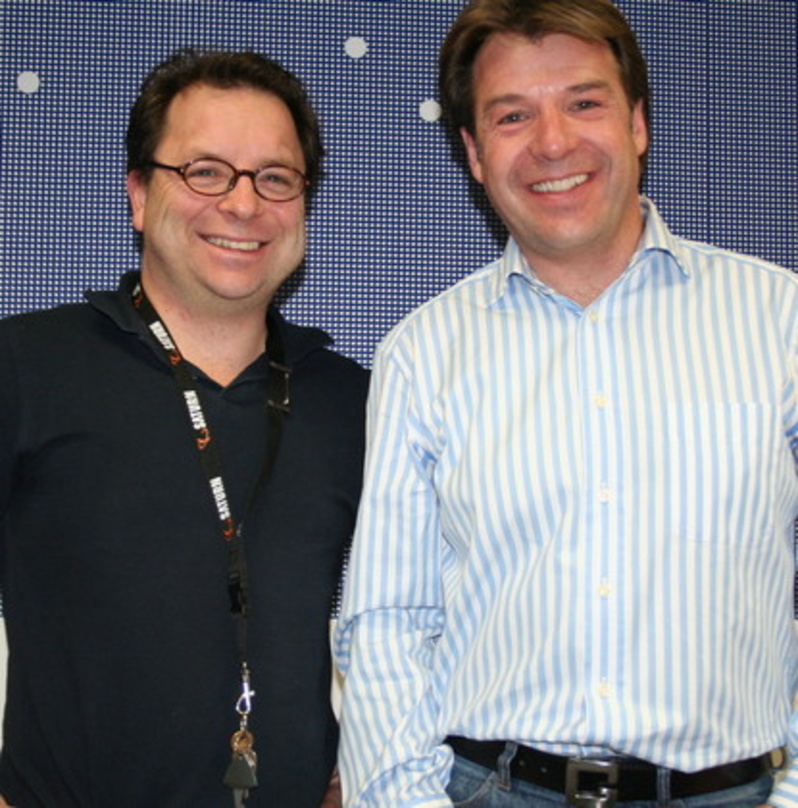 Spaß im PEP: Patrick Lindner (r.) und Hans Jürgen Cordes